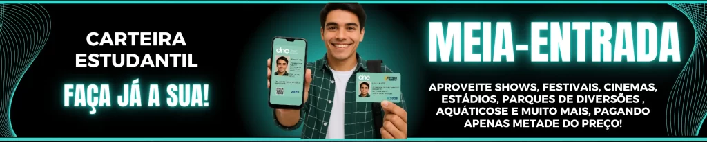 ESQUEÇA OS INGRESSOS CAROS!