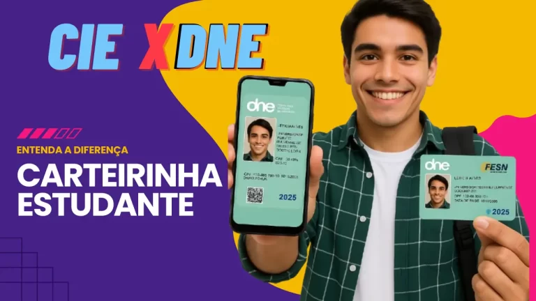 Carteirinha de Estudante CIE ou DNE? Entenda a Diferença!