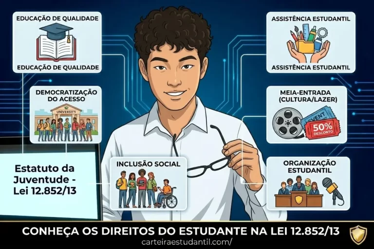 Conheça os Direitos do Estudante na Lei 12.85213