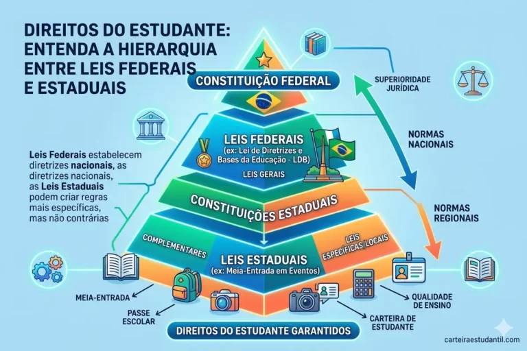 Direitos do Estudante Entenda a Hierarquia entre Leis Federais e Estaduais